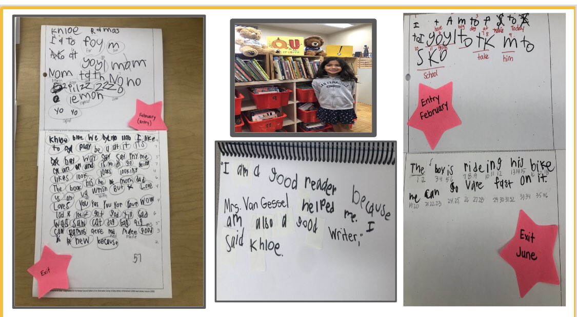 VanGesselMel's tweet photo. Seeing the change over time in my Reading Recovery Students is exciting! https://t.co/Klp3PHv3Sk