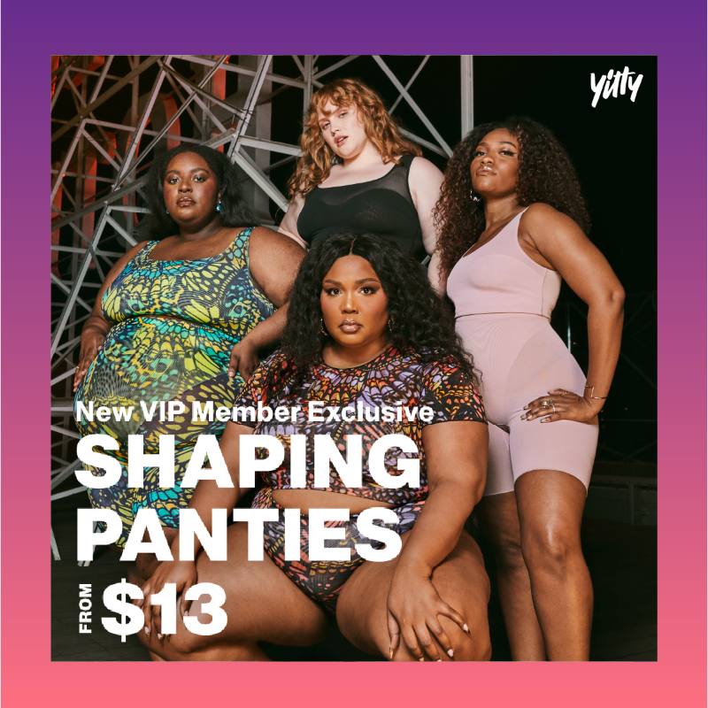 Yitty's tweet photo. Feel Good as Hell with our New VIP Offers! 🥰💅

💙 2 for $29 Bottoms 
❤️ Bodysuits from $24 
💛 Bras from $18 
💜 Shaping Panties from $13