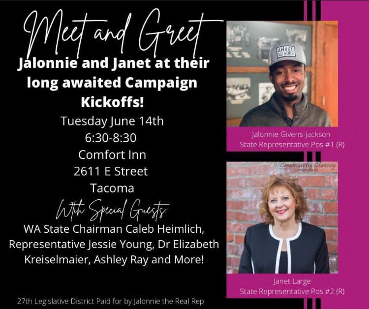 VoteForAshley1's tweet photo. The date is finally here!!! Come on out and meet your future house reps in the 27th. I will be speaking along with other special guests at this fun event. All are welcome 🇺🇸 https://t.co/67f7OyWNmF