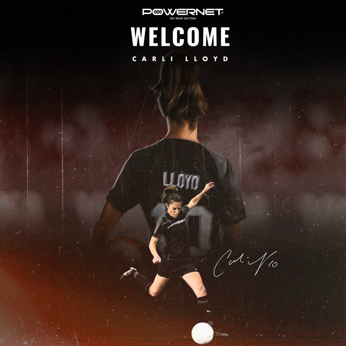 PowerNet (@powernetsports) on Twitter photo PowerNet is excited to announce our newest Pro Ambassador The G.O.A.T. <a href="/CarliLloyd/">Carli Lloyd</a>  โฝ๏ธ๐ฅ๐๐ช๐ผ๐ฅ
2x Gold Medalist
2x World Cup Champ
2x FIFA Player of the Year
Carli's career is the epitome of Out Work! Out Play!
#Soccer #CarliLloyd #PlayerOfTheYear #WorldCupChamp #CL10 #GOAT PowerNet is excited to announce our newest Pro Ambassador The G.O.A.T. <a href="/CarliLloyd/">Carli Lloyd</a>  โฝ๏ธ๐ฅ๐๐ช๐ผ๐ฅ
2x Gold Medalist
2x World Cup Champ
2x FIFA Player of the Year
Carli's career is the epitome of Out Work! Out Play!
#Soccer #CarliLloyd #PlayerOfTheYear #WorldCupChamp #CL10 #GOAT