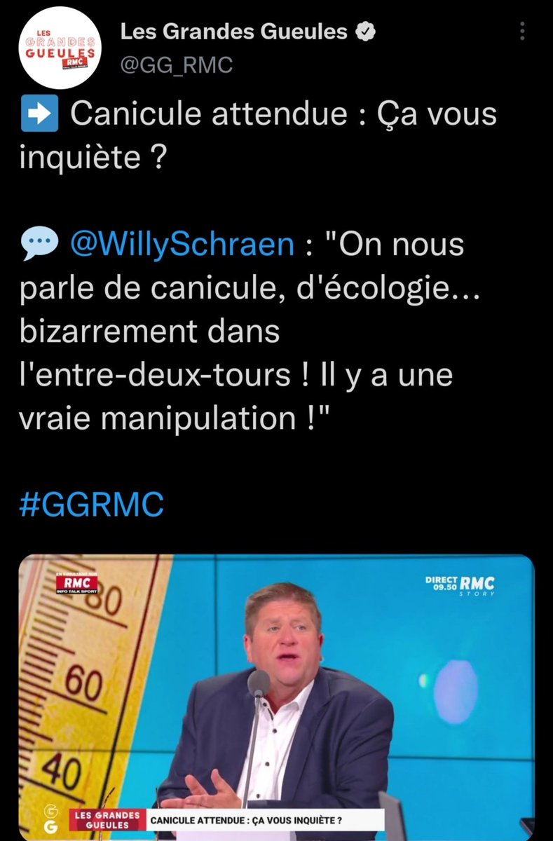 SevdeGouges's tweet image. La NUPES a trafiqué la météo !!!
#legislatives2022 #Nupes #Ecologie #climatosceptique #abusdedrogues