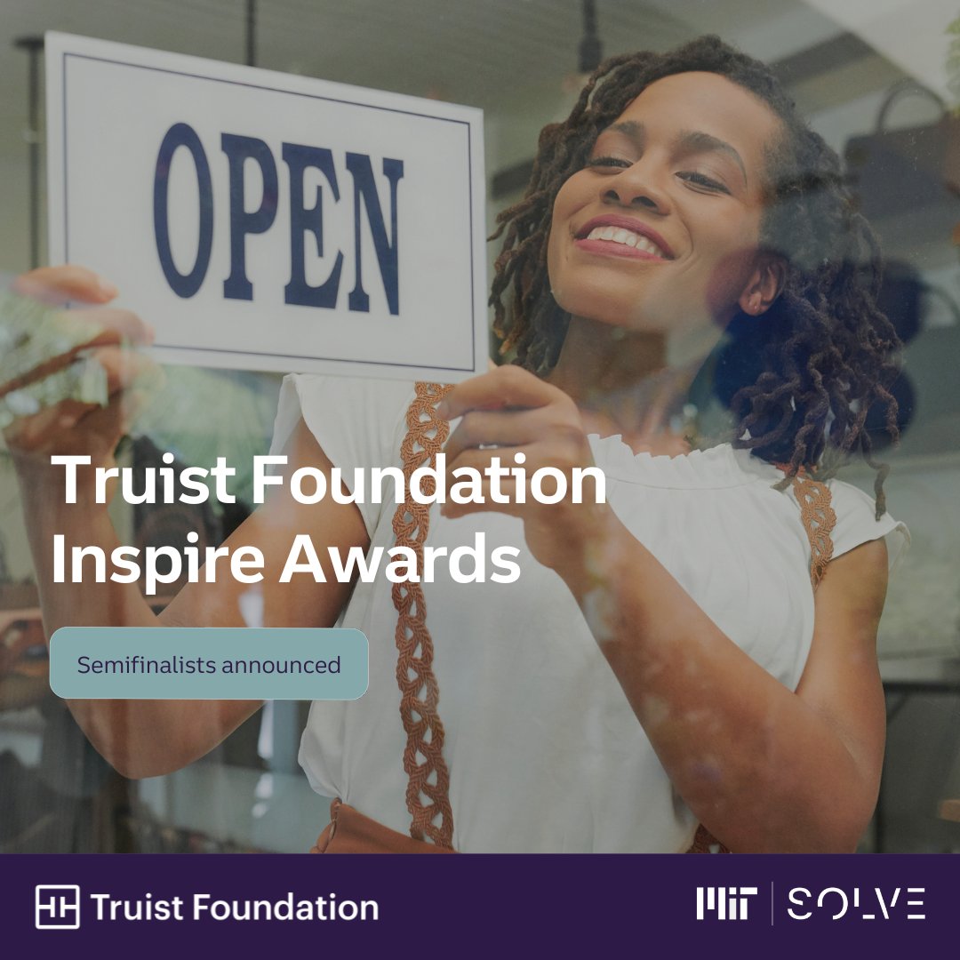 We're honored to be one of 15 Semifinalists for the @SolveMIT #TruistFoundation Inspire Award, with our @FCDI_Equinent program. #EquityinEntrepreneurship 