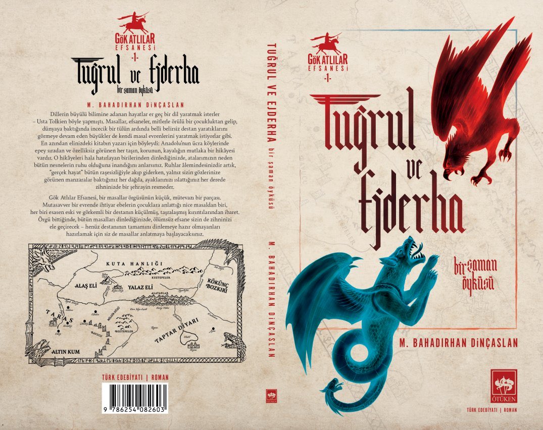 Bahadırhan Dinçaslan’ın kaleme aldığı, Ötüken yayınevinden çıkan son eseri, “ Tuğrul ve Ejderha “ yı bu tiviti RT eden 50 takipçime hediye edeceğim.