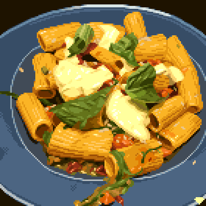 mirrutatep's tweet photo. Rigatoni

#pixelart https://t.co/zmoXYJH90A
