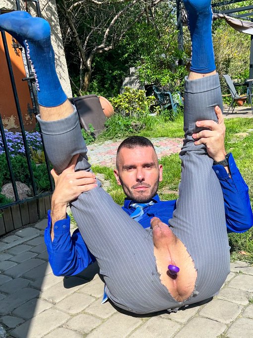 Ass-plugged outside in business outfit #gaypride #gaybottom #gayasshole #mensocks #gaysocksfetish #gaysuit<a href="/tag/gaypride"class="tags">#gaypride</a><a href="/tag/suitandtie"class="tags"><span>#suitandtie</span></a><a href="/tag/bottoms"class="tags"><span>#bottoms</span></a><a href="/tag/outdoorfun"class="tags"><span>#outdoorfun</span></a><a href="/tag/maleslut"class="tags"><span>#maleslut</span></a><a href="/tag/assplug"class="tags"><span>#assplug</span></a>