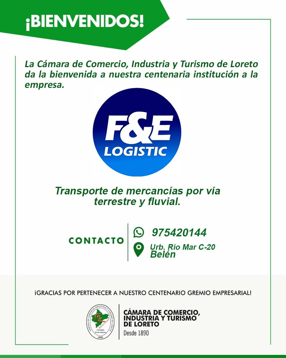 CÁMARA DE COMERCIO, INDUSTRIA Y TURISMO DE LORETO tweet media