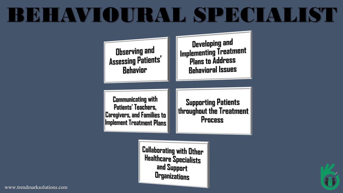 Trend_makr's tweet photo. BEHAVIOURAL SPECIALIST and his/her roles
 #trendmark #specialeducation #education #educationforall https://t.co/WHrUm4fZPA