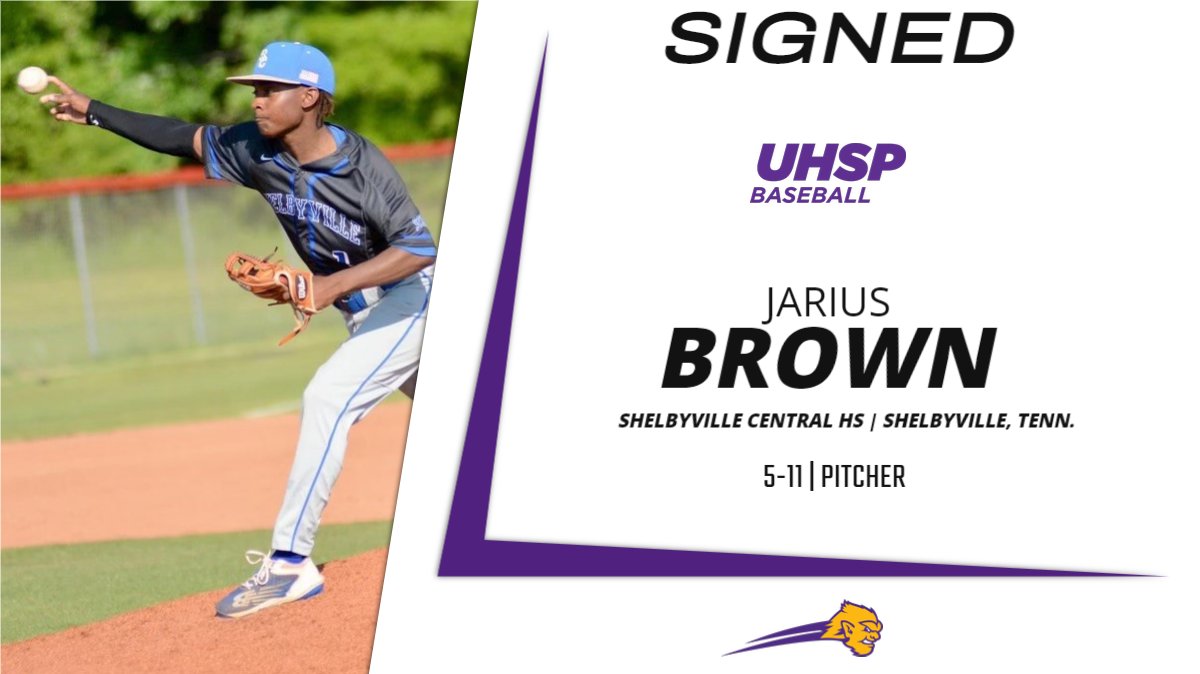 UHSPEutectics's tweet photo. UHSP Baseball has signed Jarius Brown of Shelbyville, Tenn., for 2022-23!
#UHSPAthletics #WelcomeToUHSP #UHSPBaseball @UHSPBaseball
https://t.co/7HpFWvxYGy https://t.co/OvhbqY7jWJ