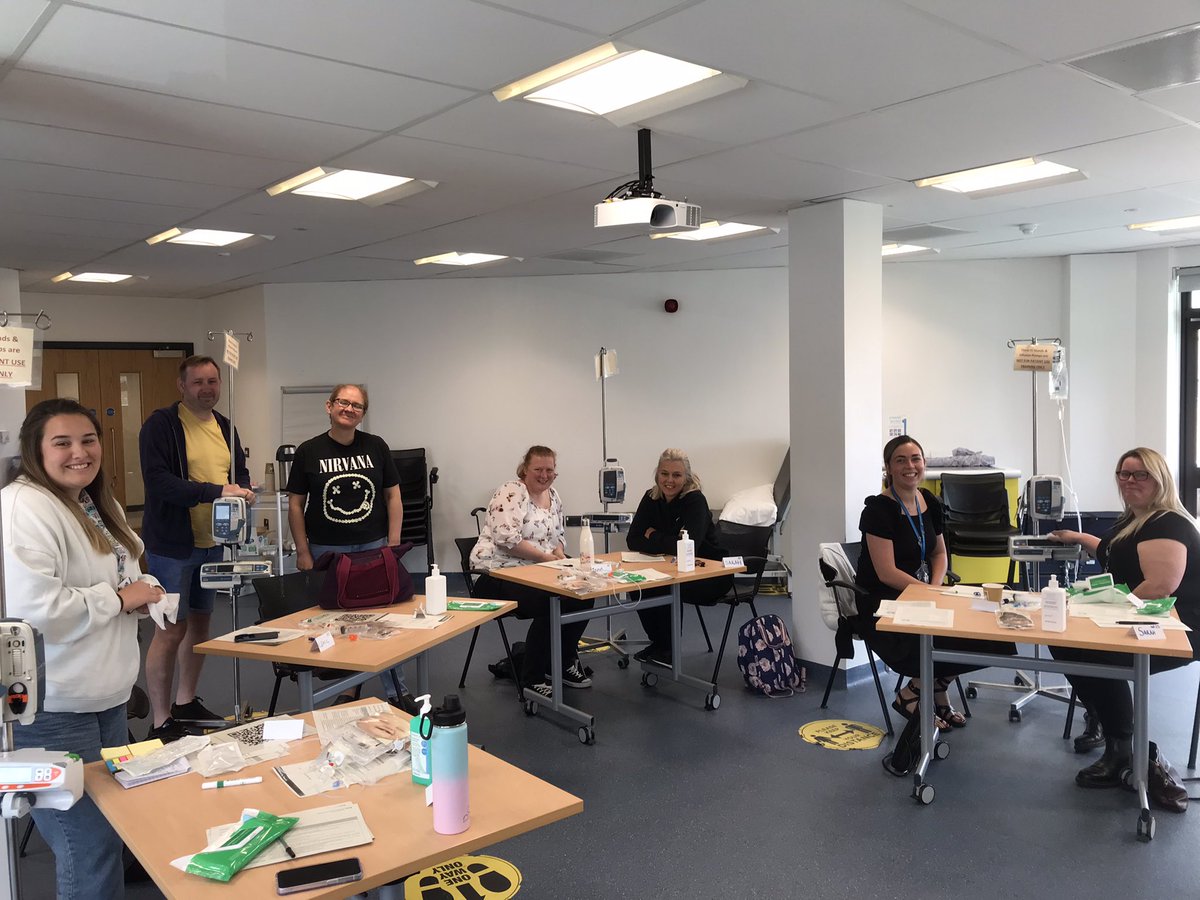 IVI pump Assessors Course today, well I had the pleasure of spending the morning with this great group 😃 meet our next group of IVI Pump Assessors, continuing the support in practice and helping to improve compliance &amp; patient safety. THANKYOU 💗