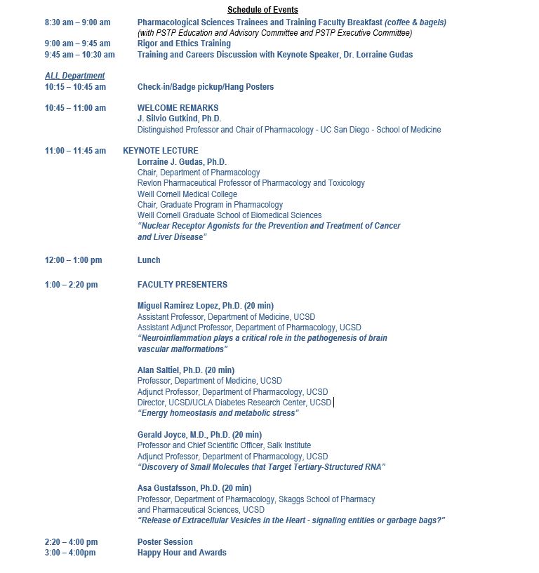 UCSDPharm's tweet photo. Our Department of Pharmacology is looking forward to the first in-person scientific and pharmacological sciences training program retreat since 2019! Please join us on June 21, 2022 at the Scripps Seaside Forum! @SilvioGutkind  @UCSDBMS @jinzhanglab @NewtonLab @joann_trejo https://t.co/CRjlFvtjE9