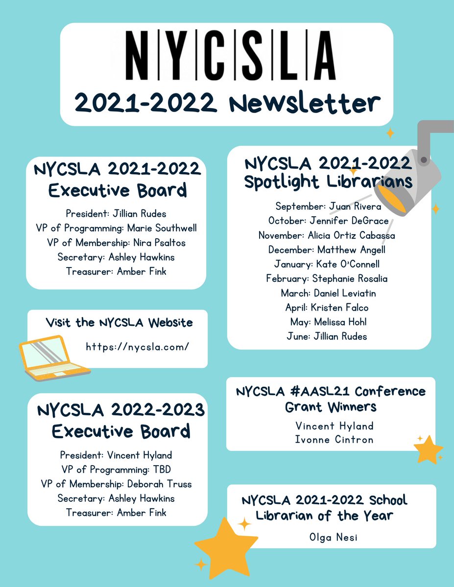 NYC School Librarians' Association tweet media