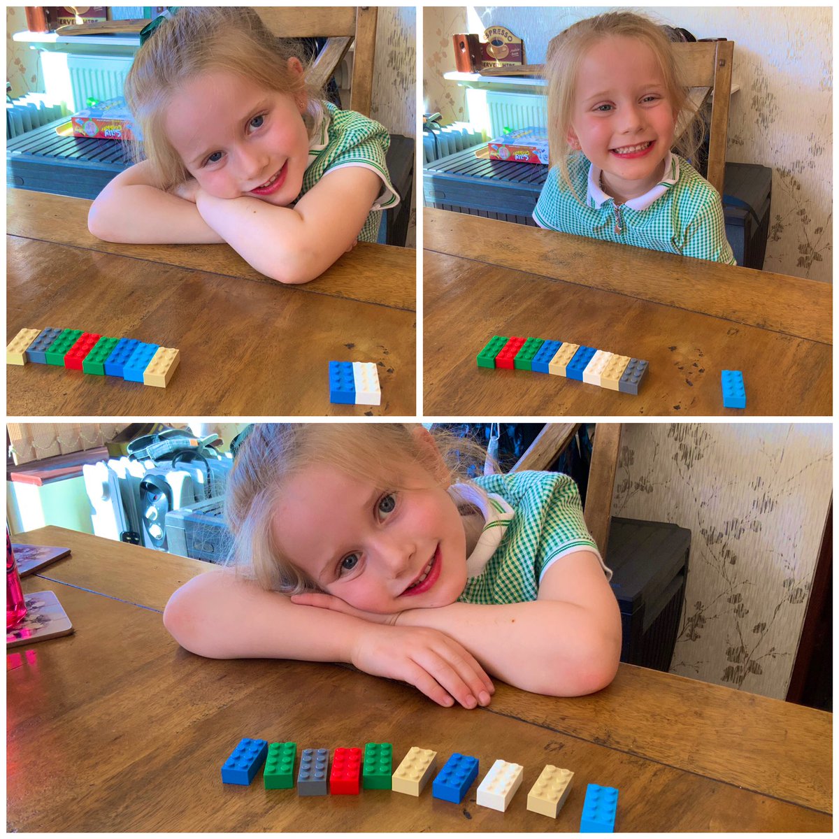 LauraRMurray85's tweet photo. Practised number bonds to 10 with Lego and completed the missing digraphs activity ✔️ @PeelParkClass2 https://t.co/aL1wgKAhtV