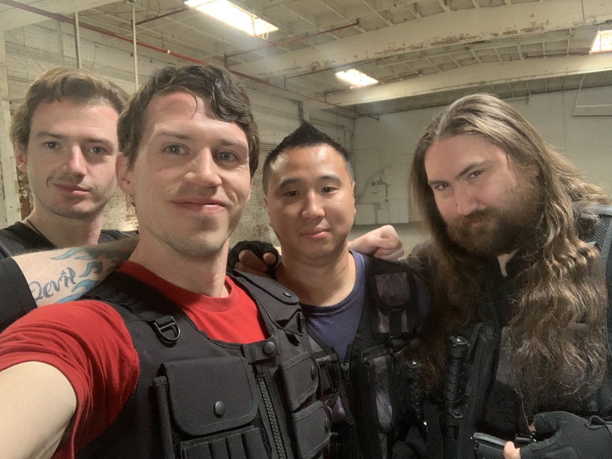 Farley_Patreck's tweet photo. Another favorite group photo of mine from our @FatalTalents film. Got a lot to still work on along with plenty more updates. Thanks for being patient! 😎🙏 #supportindiefilm #indiefilm #filmmaking #director #TuesdayFeeling #actor https://t.co/eZBAJqzCw8