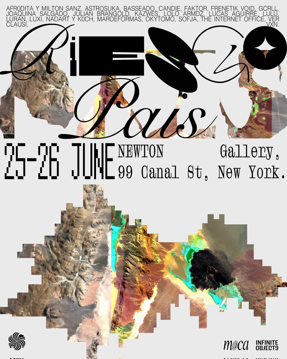 Tickets of our exhibition in NYC are live now. Limited but free. 🎟️ <a href="/Cryptoarg_/">CryptoArg</a> <a href="/MuseumofCrypto/">Museum of Crypto Art 🔜🕳🐇</a>
eventbrite.com/e/riesgo-pais-…