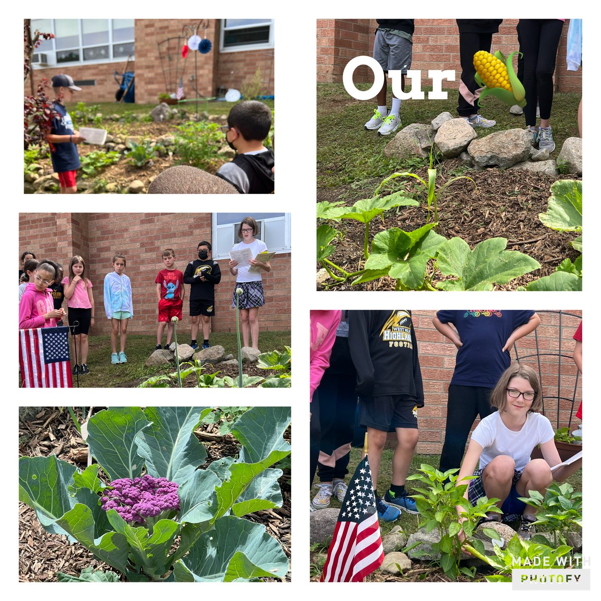 Our school Garden Club gave us a tour of the garden today. We even saw the corn 🌽 we experimented with in Science class!  Thank you to the Parents as Champions Grant from NJDOH. <a href="/cfpcnj/">Center for Prevention & Counseling</a> <a href="/ApshawaSchool/">Apshawa School</a> #wmhometownpride