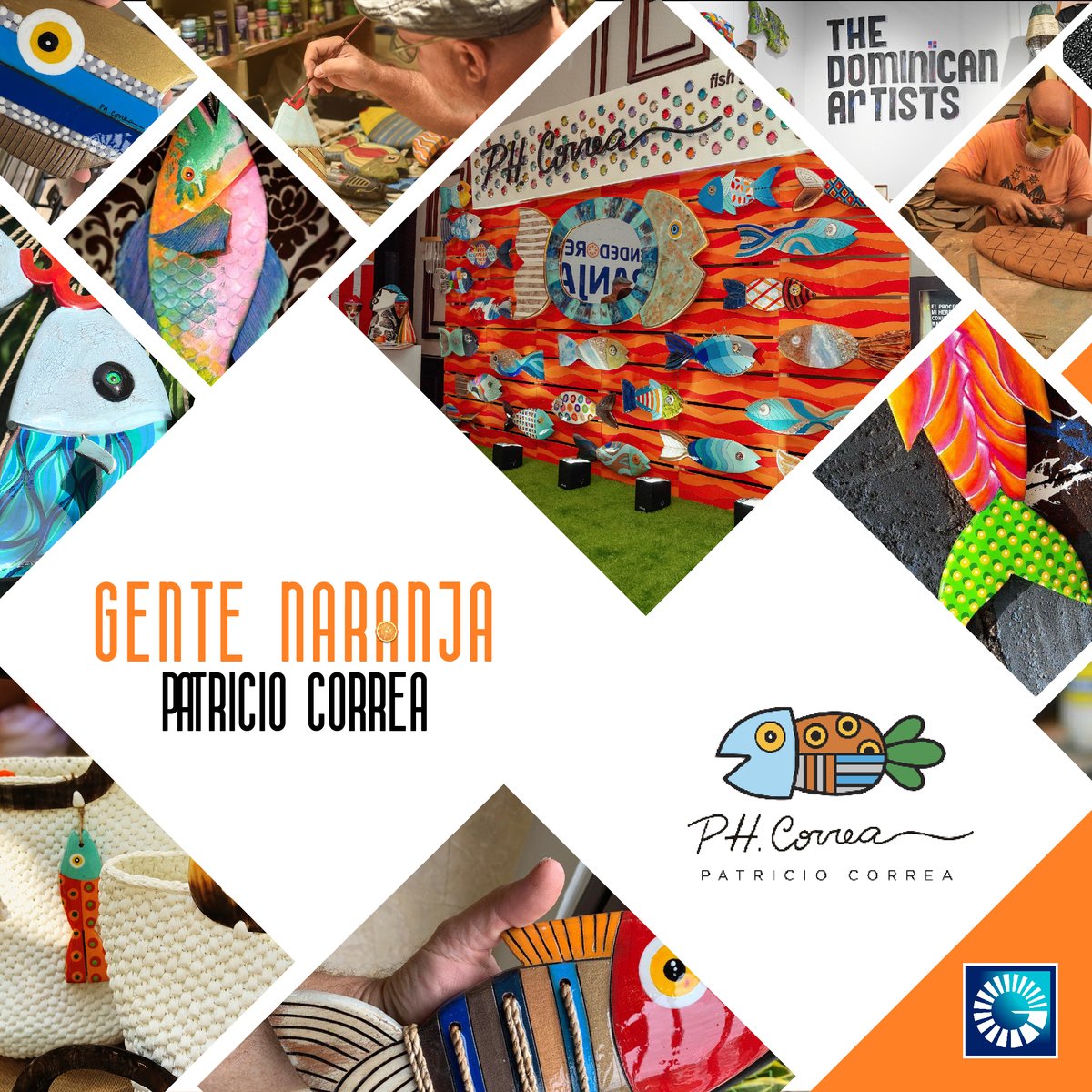 Popularenlinea's tweet image. Te presentamos a Patricio Correa: artesano dominicano y  protagonista de hoy de nuestra #GenteNaranja.