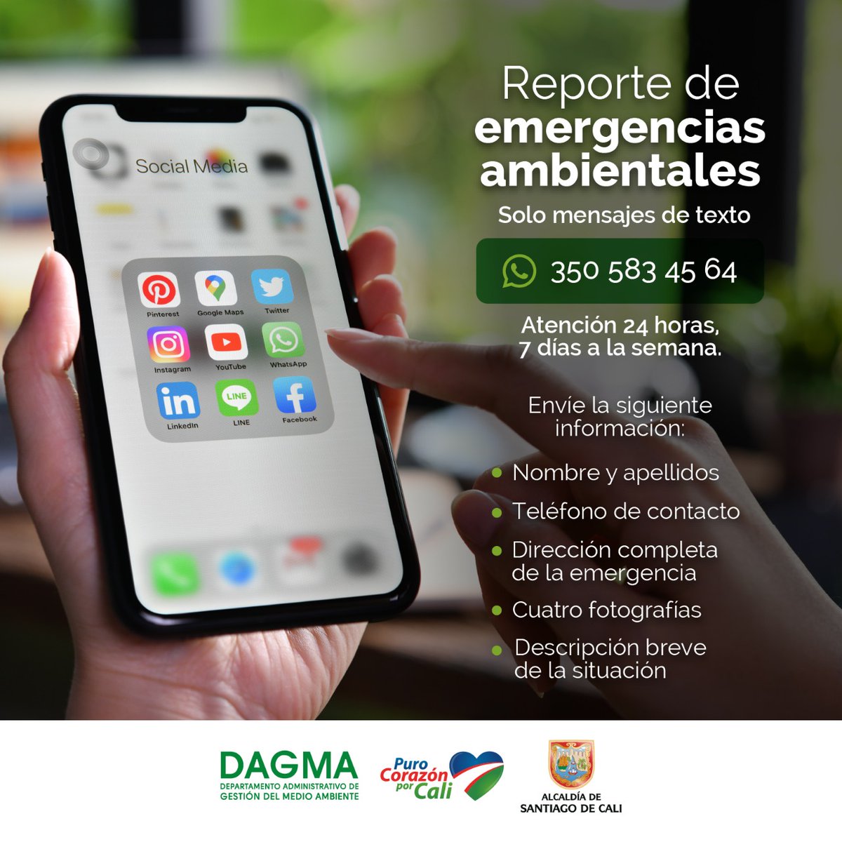 @OctavioDiazMuo8 <a href="/Dianamarcelared/">Diana Marcela Redondo</a> <a href="/DarschanOcampo/">Darschan Ocampo 🇨🇴</a> <a href="/MovilidadCali/">Secretaría de Movilidad de Cali</a> <a href="/AlcaldiaDeCali/">Alcaldía de Cali</a> <a href="/JAC_SanVicente/">JAC San Vicente Versalles</a> Octavio, la coordinación para atención de contingencias por volcamiento de árboles en la ciudad esta en cabeza de los bomberos línea 119, ellos se encarga de la asignación a los grupos operativos de DAGMA, Emcali e Bomberos la atención de emergencias,