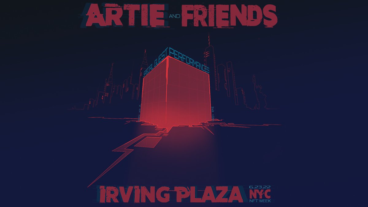 WrockyJester's tweet photo. #ArtieNYC 6/23 = LEGENDARY

You're saying the Artie fam, NYC hip hop LEGENDS, and beloved DJs will all be at Irving Plaza???

Private partie for Artie NFT holders &amp; friends of Artie only. Registration info for NFT holders in #announcements here: https://t.co/lnc8WHaPTe https://t.co/I8gdINlBNk