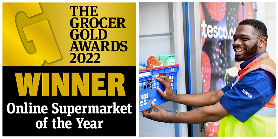 The Grocer Gold Awards Online Supermarket of the Year is:

Tesco

Congrats to <a href="/Tesco/">Tesco</a>!

#GrocerGold 🏆