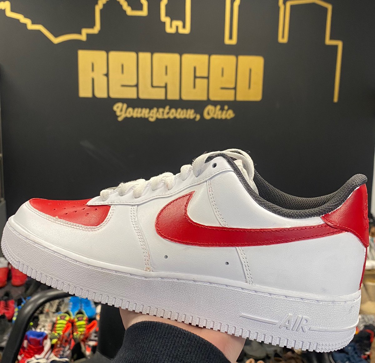 Red Air Force One.👀

Size 10, IN STORE NOW! #getrelaced