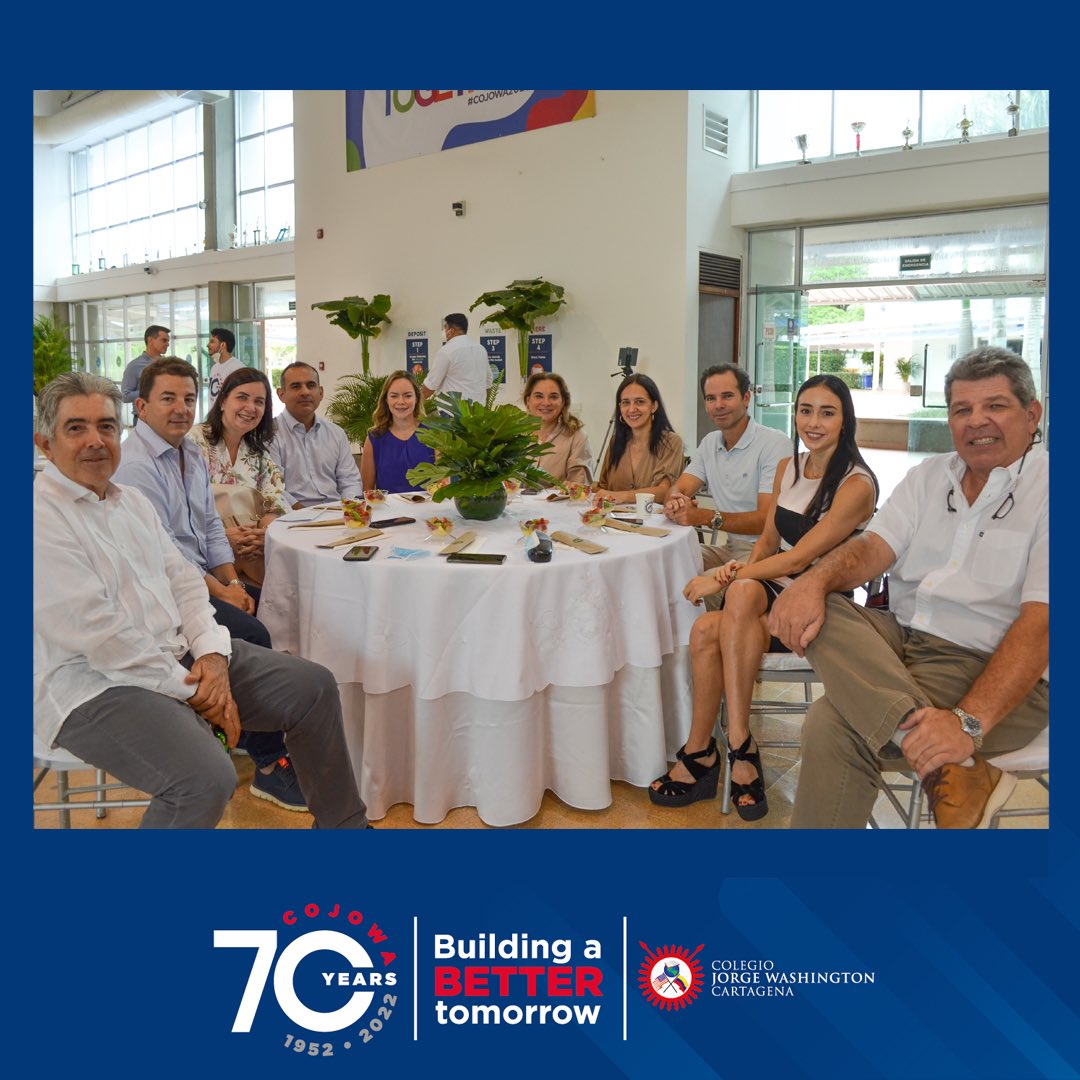 🎉Hoy celebramos el primer evento en conmemoración de los 70 años de nuestro querido Colegio Jorge Washington con los señores y señoras miembros actuales y ex miembros de la Junta Directiva. 

#COJOWA #LearningTogether #70Years #BuildingABetterTomorrow #Since1952 #COJOWAAlumni