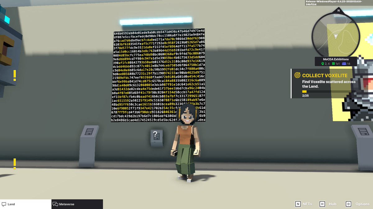 JessikaUlrika's tweet photo. @TheSandboxGame @MOCDA_ I just participated in the #TheSandbox weekly contest for a chance to win 200 mSAND! Here is my favorite piece from the exhibition, check out my screenshot below!
👇 https://t.co/nSJYsFP0rs