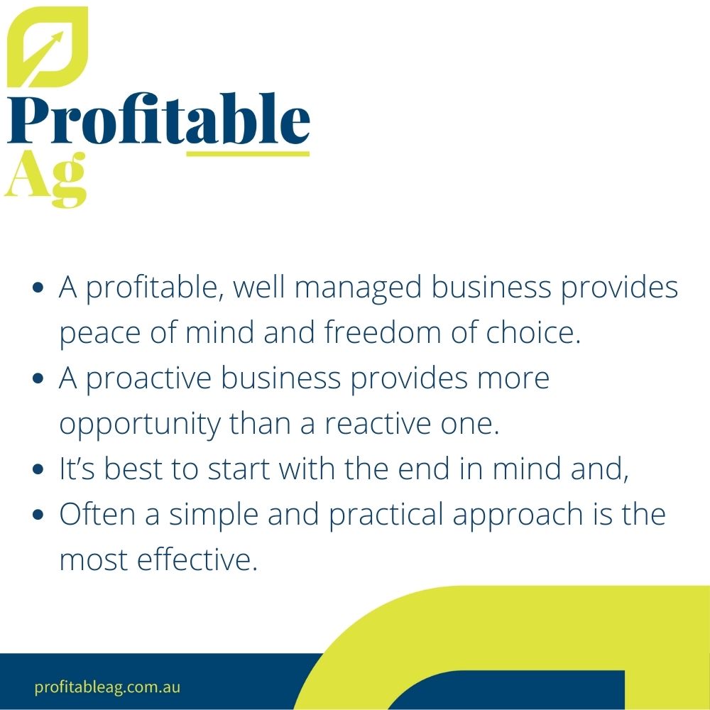 In the 25+ years I've spent in the Ag industry, particularly in analysing farm business performance, there's a few key learnings. While simple, they're not always easy to implement.
#profitableag