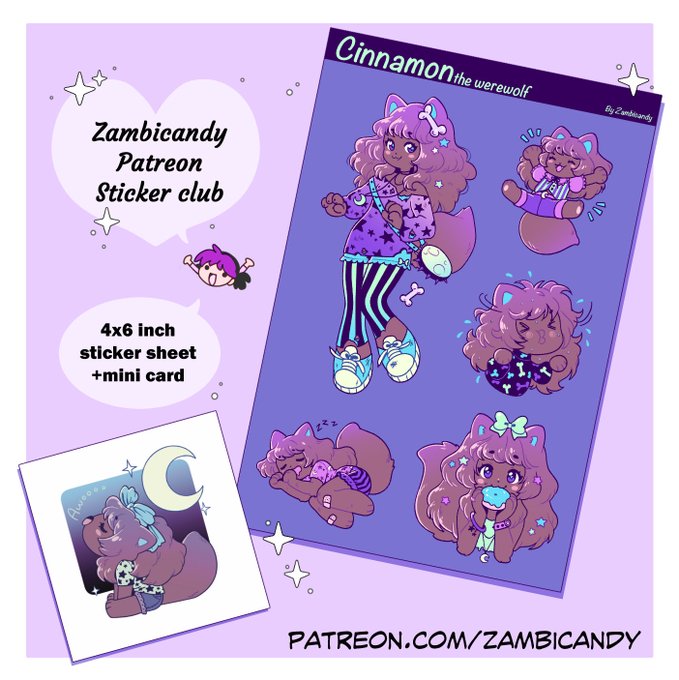 I have 4 US slots remaining so you can get your hands on this cutie 🐺💜 My baby Cinnamon got a tiny make over 💜 Shes very excitable, loves sweets, takes lots of naps and constantly gets dirty from playing in the woods 