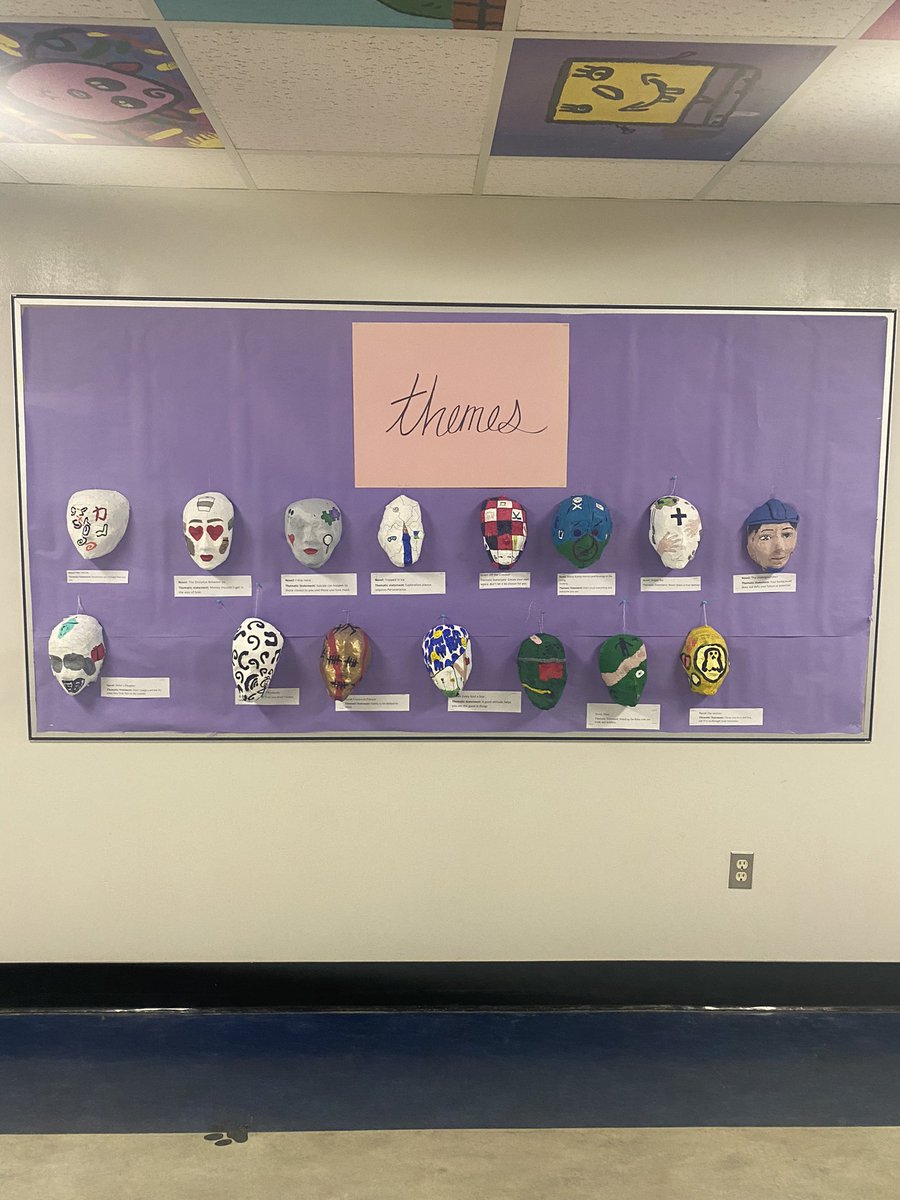 BechtoldMiss's tweet photo. Thank you @BredysBunch for the awesome ELA idea! Students loved taking what they learned on themes and applying it to a hands on project. #projectbasedlearning #middleschoolela https://t.co/6p69LuTYyr