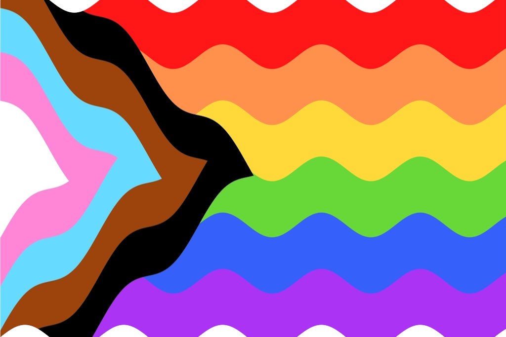 made a flag for our questioning friends during pride month :)