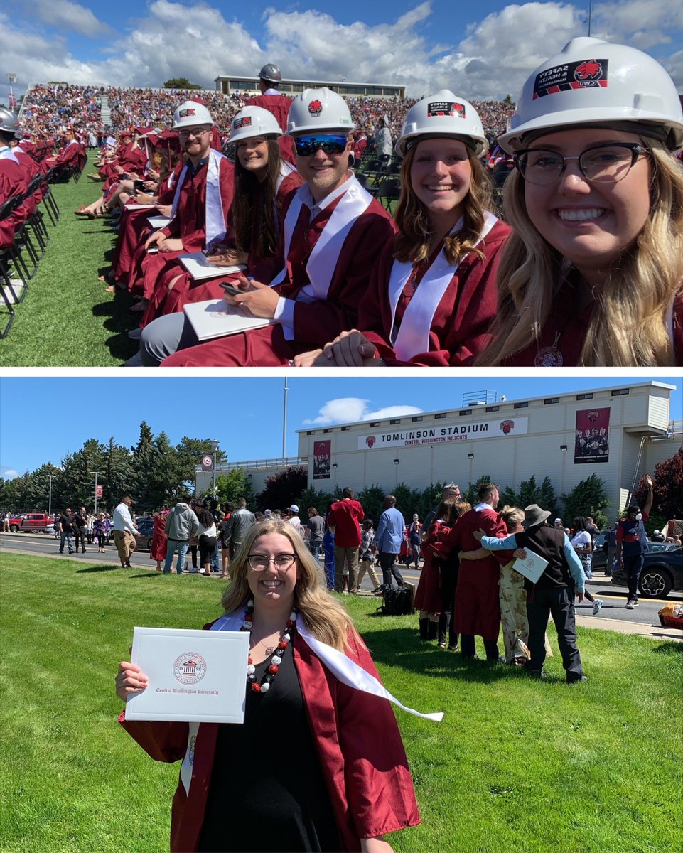 Congratulations to Kaitlin Garrett who graduated with a Bachelor of Science in Safety and Health Management at Central Washington University. Great job Kaitlin on your accomplishment!  
 #bremik  #centralwashingtonuniversity