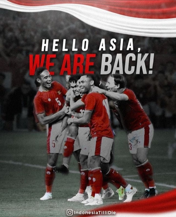 dappeace_ang's tweet photo. Judul berita pagi hari ini "sejarah baru dibawah kepemimpinan Iwan bule INDONESIA KE PIALA ASIA" 

#pssi
#AyoTimnas
#TimnasDay
#AsianCup2023Qualifiers
#asalamualaikumpialaasia
#STYsenior https://t.co/aYCUNkufmn