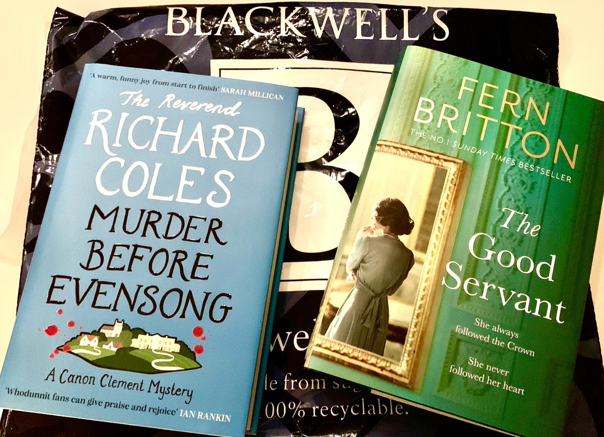 Dr Jane Potter (@drjanepotter) on Twitter photo Fabulous event tonight <a href="/blackwelloxford/">Blackwell's, Oxford’s Bookshop</a> with <a href="/RevRichardColes/">Richard Coles</a> in discussion with <a href="/Fern_Britton/">Fern Britton 💙No tick but the real deal</a> #MurderBeforeEvensong Thanks All! Fabulous event tonight <a href="/blackwelloxford/">Blackwell's, Oxford’s Bookshop</a> with <a href="/RevRichardColes/">Richard Coles</a> in discussion with <a href="/Fern_Britton/">Fern Britton 💙No tick but the real deal</a> #MurderBeforeEvensong Thanks All!