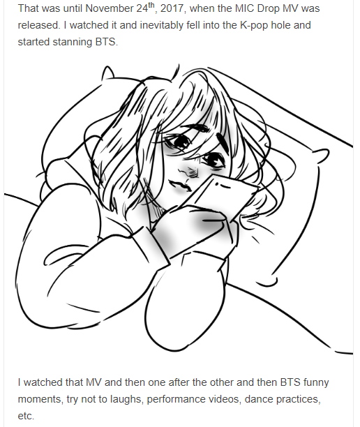 just remembered i made a short comic(?) about my bts experience couple of years ago and it still hits :'(
1/5 