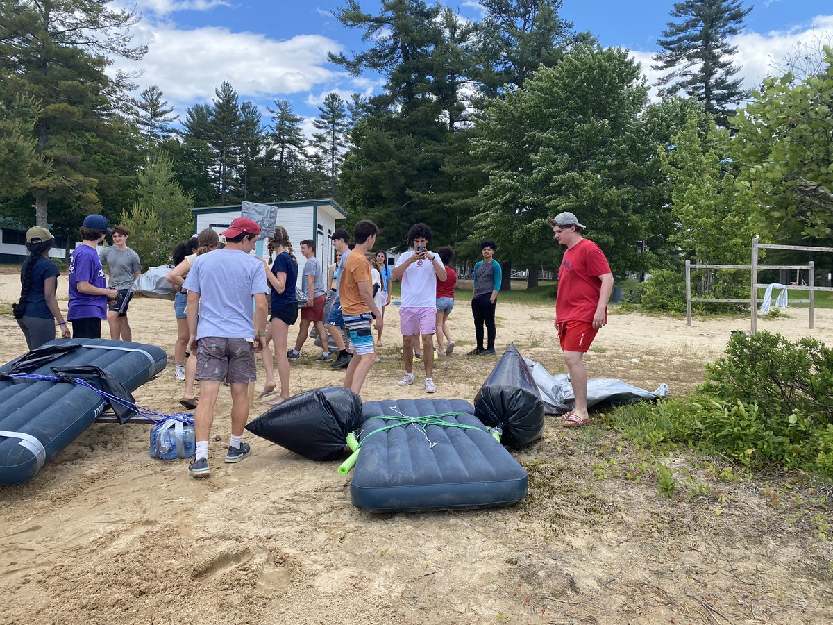 CCRaider_Champ's tweet photo. Creativity and teamwork at its best! Team raft builds! https://t.co/qE08P6pP3C