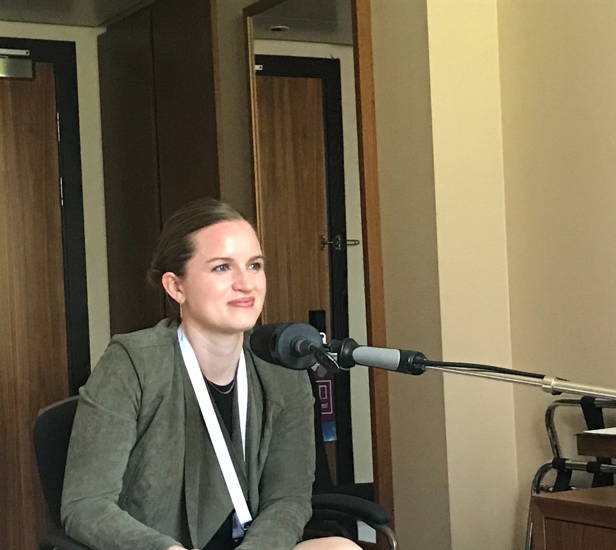 PainConcern's tweet image. @katebirnie talking with us today following her talk on making a difference for children in pain.

#bpsasm2022