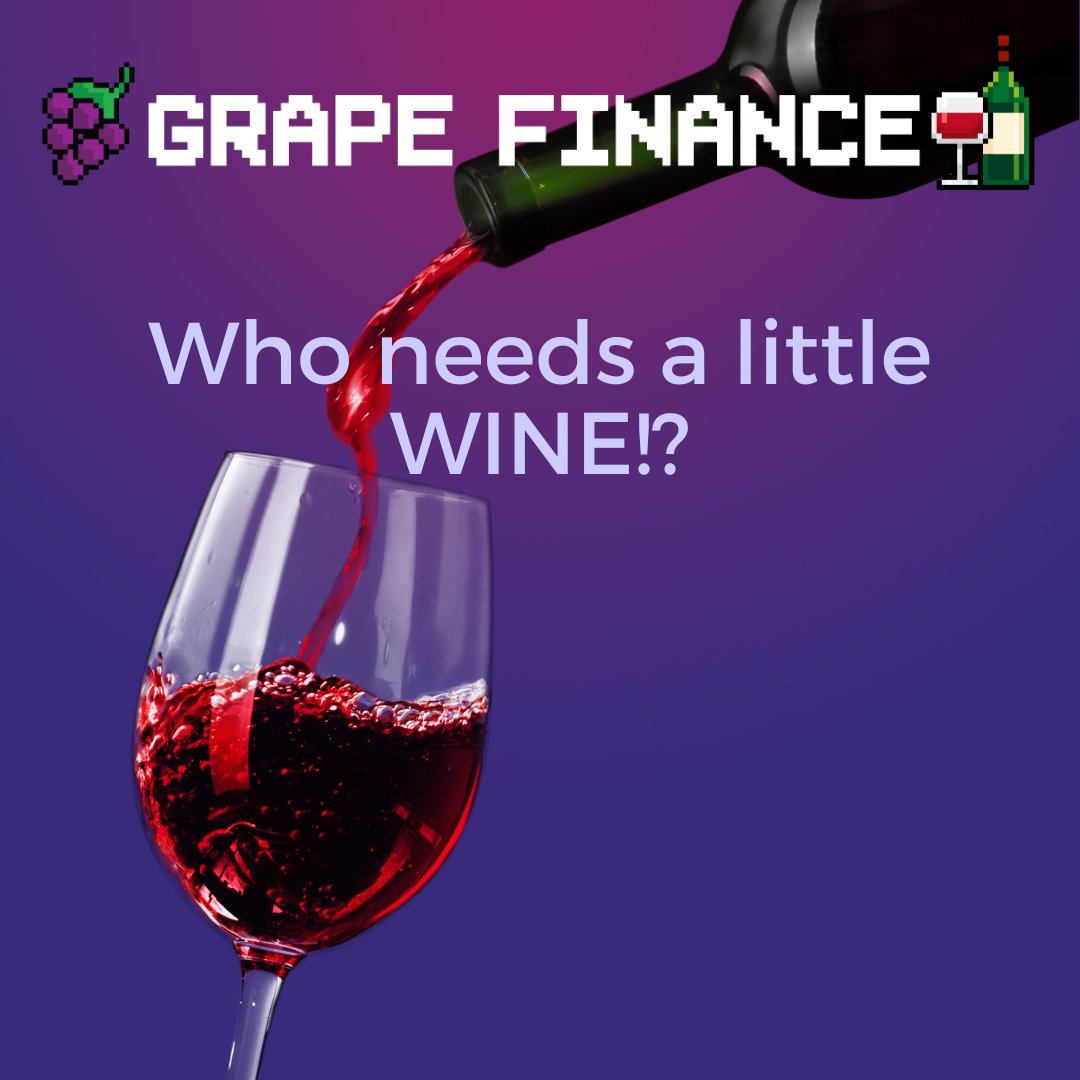 🎉GRAPE BEAR MARKET GIVEAWAY 🎉

We're giving $50 in $WINE to 2 people in 48 hrs. 

To enter: Follow <a href="/grape_finance/">Grape Finance</a> 
RT + ❤️ + tag someone you believe deserves to win and tell us WHY. 

Tagged + Tagger will each win!

#AVAX #Avalanche $avax $mim