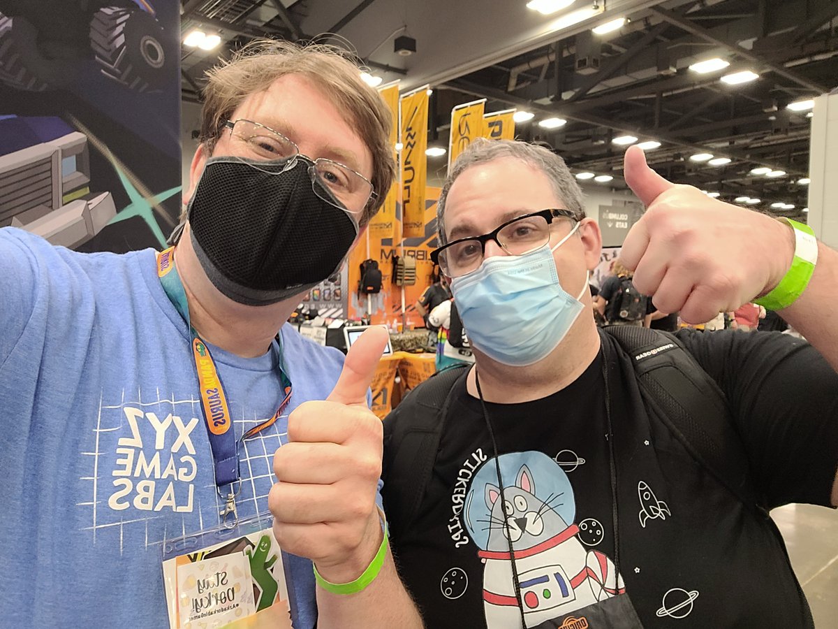 digital_sextant's tweet photo. What a treat! First I get to meet @overthehillier at #Origins2022 and then he says some very nice things about #BIGFOOTRollAndSmash on his podcast. Everything's coming up Milhouse!
https://t.co/gRshxf89Nr https://t.co/MqGckMHFPW