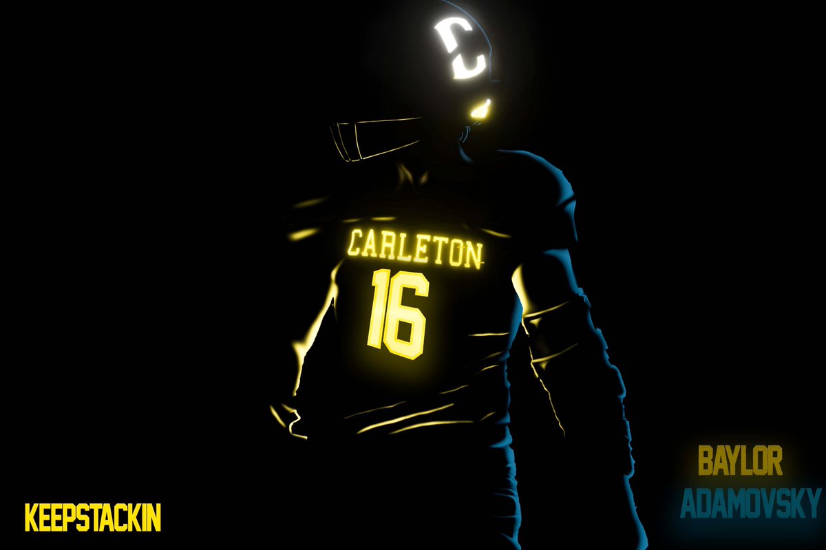 Appreciate the cool graphic from <a href="/CoachLeeXiong/">CoachDennisLeeXiong</a> <a href="/CarletonFB/">Carleton Football</a> !! #keepstackin