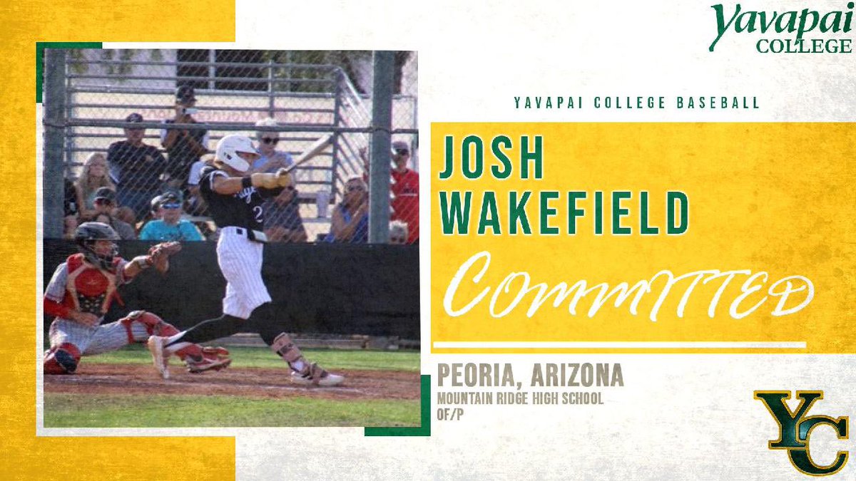 After long and careful consideration I’ve chose to further my academic and baseball career at Yavapai Community College! Thank you to the lord, family and friends who have gotten me to this point! <a href="/YavapaiCollege/">Yavapai College</a>