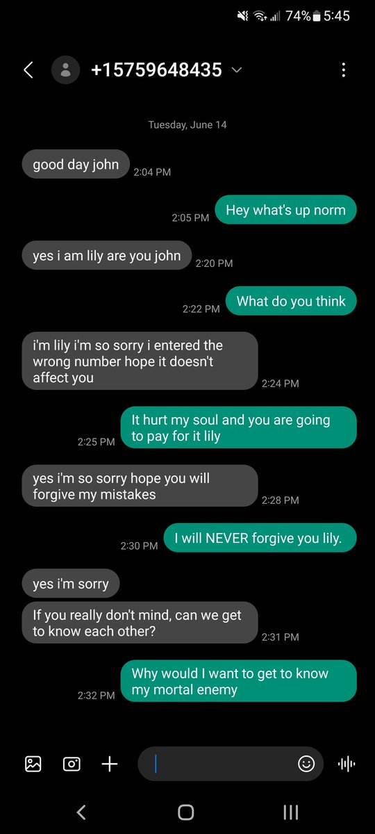 br11's tweet image. I decided to engage a spam texter today