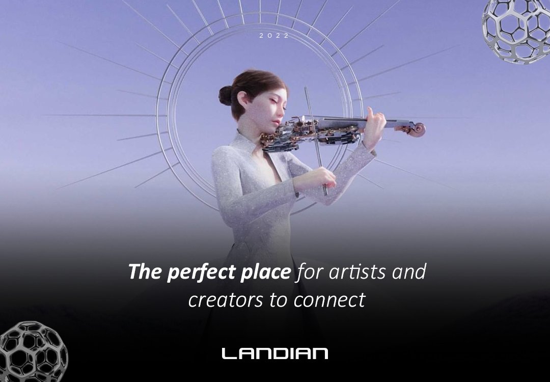 Landian is the place for artists, creators, designers, and producers, along many others to meet. Their careers can take off, no matter where they are on Earth. 

In the metaverse, there will be endless opportunities, and success is one of them.  

#Landian #metaverse #digitalart