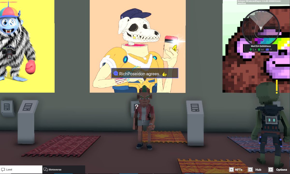 richpozedon's tweet photo. @TheSandboxGame @MOCDA_ I just participated in the #TheSandbox weekly contest for a chance to win 200 mSAND! Here is my favorite piece from the exhibition, check out my screenshot below!
👇

This NFT looks so goods. https://t.co/2QzTicseJp