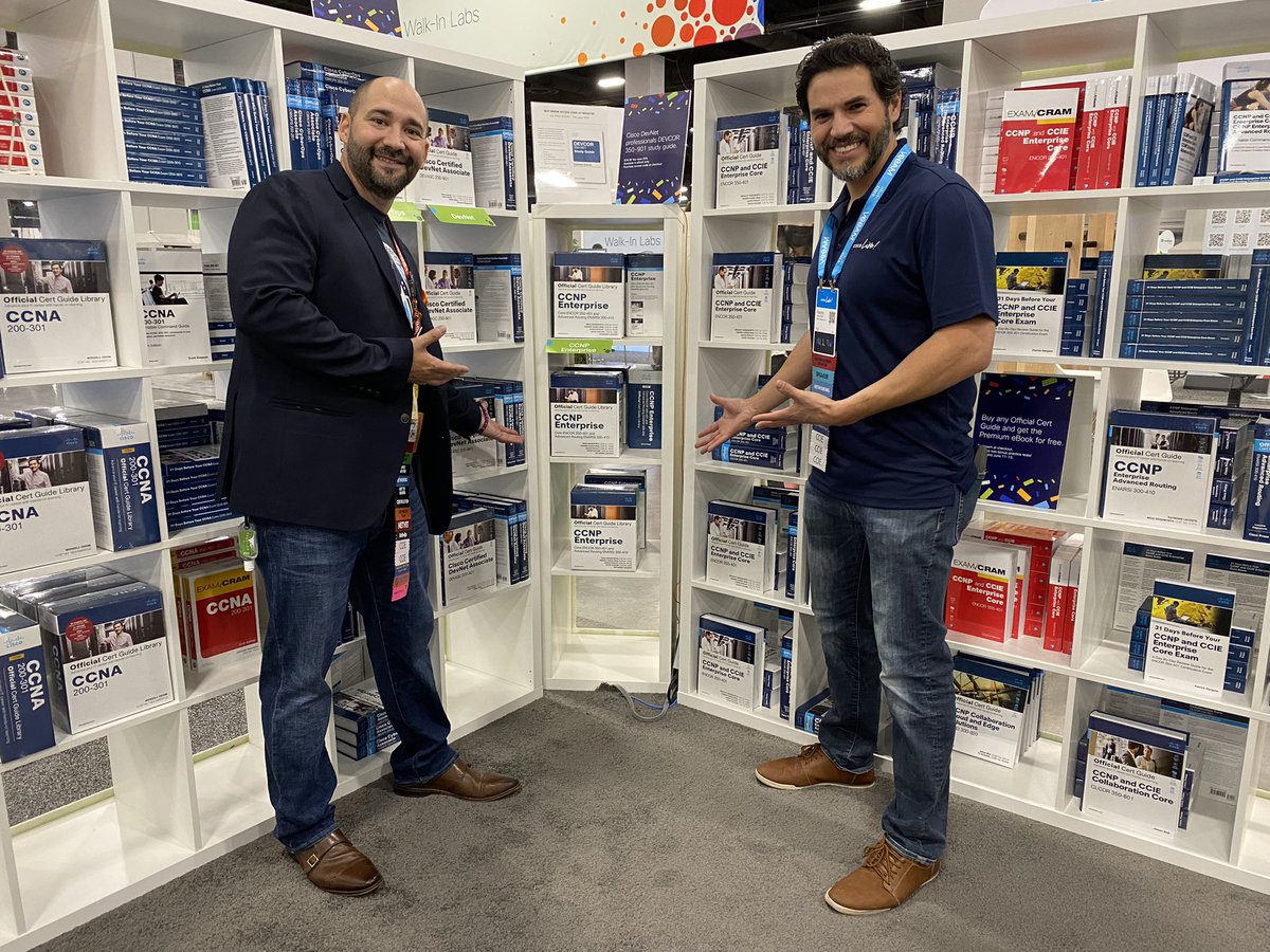 Jason_Gooley's tweet photo. @rgarzari and I hanging at the @CiscoPress booth @CiscoStore come say hello!!! 

#MissingBradAndDavid https://t.co/3mhemBk6bU