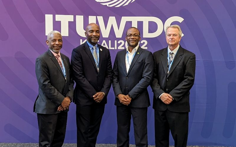 TheCtunion's tweet photo. Mr. Rodney Taylor @CTUSecGen and Mr. Bevil Wooding @TeamARIN announced joint plans to accelerate #digitaltransformation and strengthen collaboration to enhance the development and growth of the digital economy in the #Caribbean. 

Read more here: https://t.co/g5HSt5w6ux
#ITUWTDC https://t.co/uVA6OX5CzV