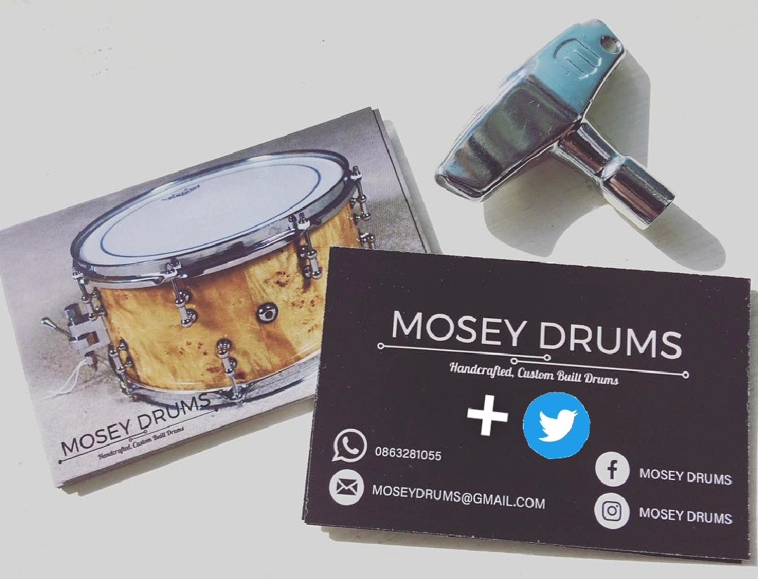 MoseyDrums's tweet photo. It's official! @MoseyDrums is now on twitter. Don't get too excited gang, it's gonna be the same old nonsense as my other social medias, 
maybe even worse x

#drums #drumbuilder #moseydrums #customdrums #irishdrummer #drumming #drummer #localbusiness #Galway #firstofficaltweet https://t.co/0adAurcyuN