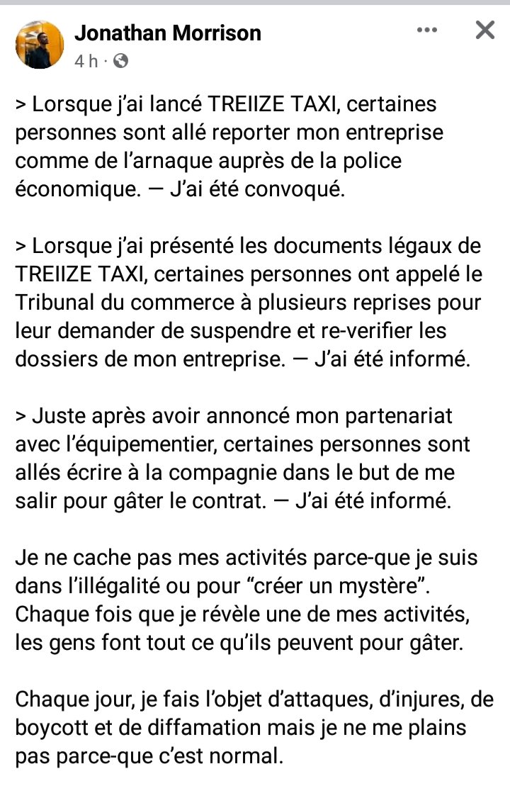 O_oweilK's tweet photo. CAM TCHIN-TCHIN 2022: LA FIMADA EN BRANLE CONTRE JONATHAN MORRISSON, JEUNE ENTREPRENEUR IVOIRIEN
Gravissime ce que vivent la jeunesse ivoirienne & #JonathanMORRISSON au pays d'Houpouet-Boigny. Préférez-VOUS qu'on paye 1 à 2millions pour un concours au lieu d'entreprendre? #CIV225 https://t.co/mQukdpsKhV