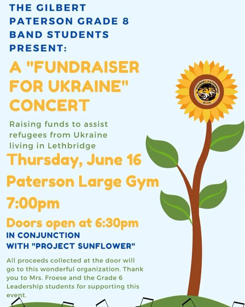Troyanda_Leth's tweet photo. 🌻🌻🇺🇦We are honoured to have been invited to perform at the "Fundraiser for Ukraine" Concert this Thursday evening in support of Project Sunflower Aid Society! 🇺🇦🌻#yql #Lethbridge #StandWithUkraine #UkrainianDance @LethSchDivision @GilbertPaterson @PRJ_Sunflower https://t.co/99S7Irvysw