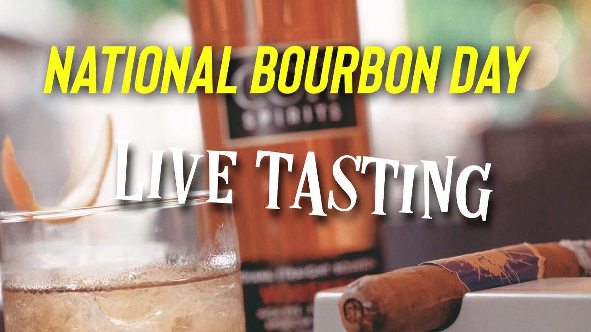 stomfischer's tweet photo. National Bourbon Day is today...sip and celebrate with us tonight watch live at 8 pm ET as we taste with COIT Spirits Join us live from @bcbrooklyn on this link https://t.co/c46tI1UeHA #Bourbon #NationalBourbonDay #live #bourbons #BourbonDay #BarConvent #bcb #barconventbrooklyn https://t.co/Ag1xc51fNe