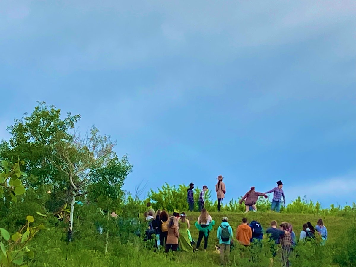 “…you have but slumbered here, while these visions did appear”. It was a dreamy day on the land with WMCI grade 9 students as they performed a Midsummer Nights Dream in the riparian forest.🌳🎭🌳 <a href="/StoonPubSchools/">Saskatoon Public Schools</a>